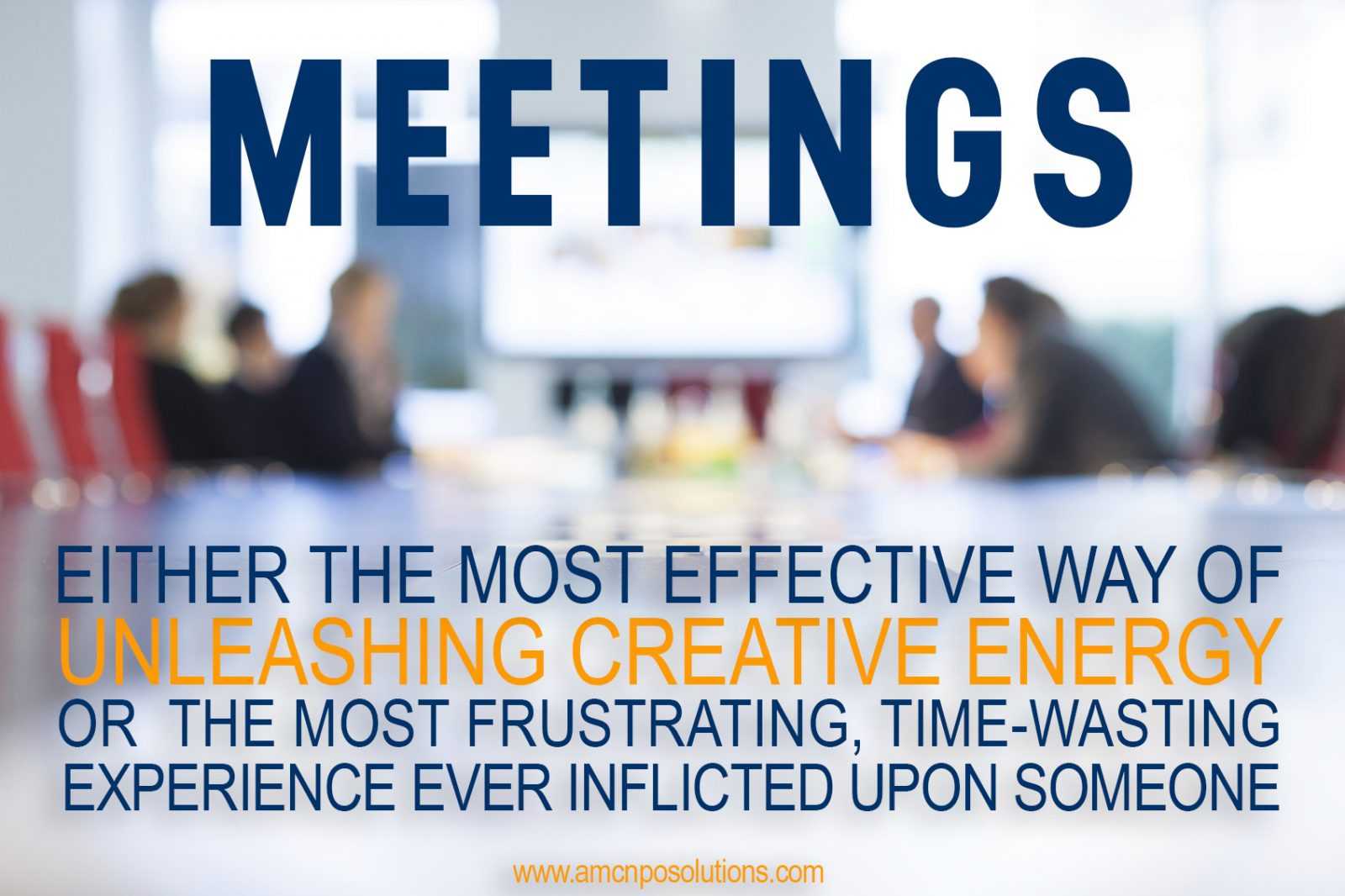 Meetings Quote AMC NPO Solutions