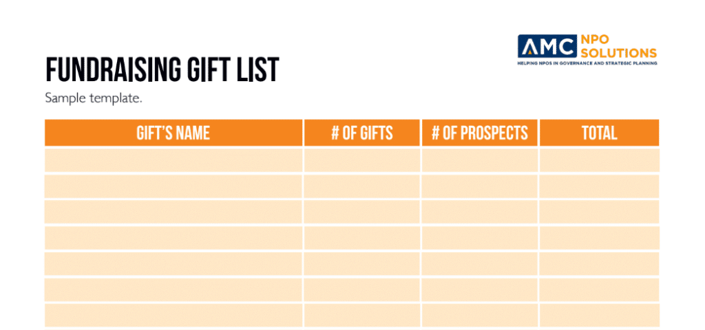 Fundraising Gift List - Nonprofit Fundraising: A Guide To Raising Funds For Your Organisation