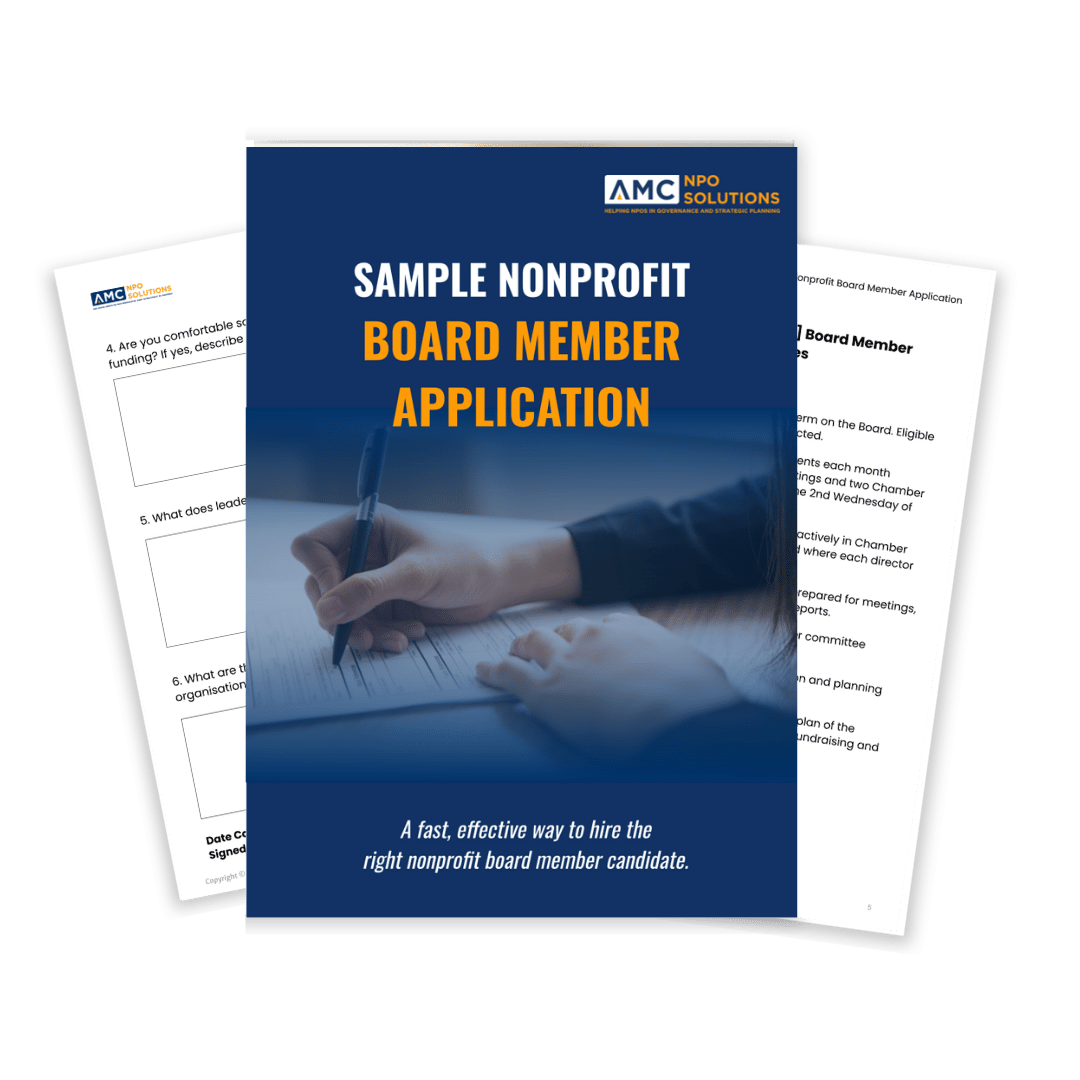 Sample Nonprofit Board Member Application