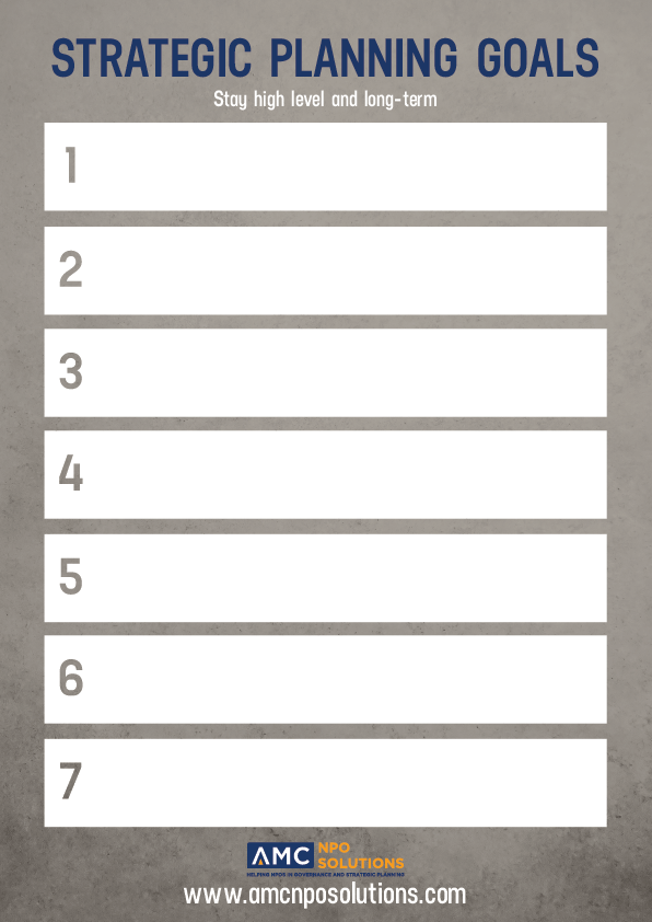 strategic planning goals