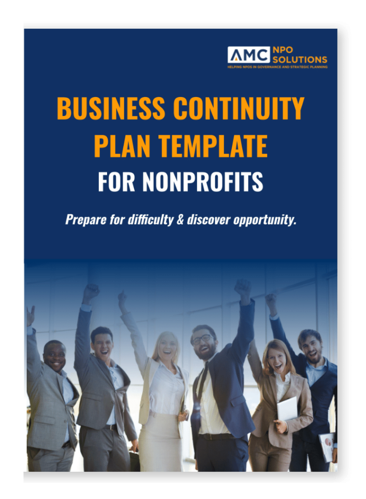 business continuity plan template for nonprofits