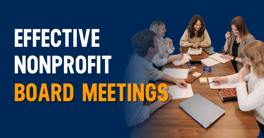 effective nonprofit board meetings