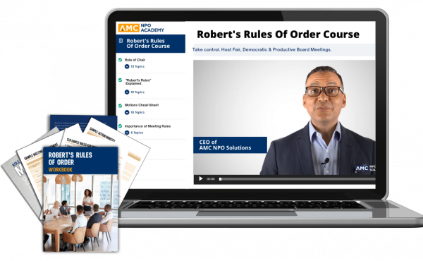 Robert’s Rule Of Order Course Robert's Rule Of Order Course