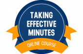 Taking Effective Minutes_badge Taking Effective Minutes_badge