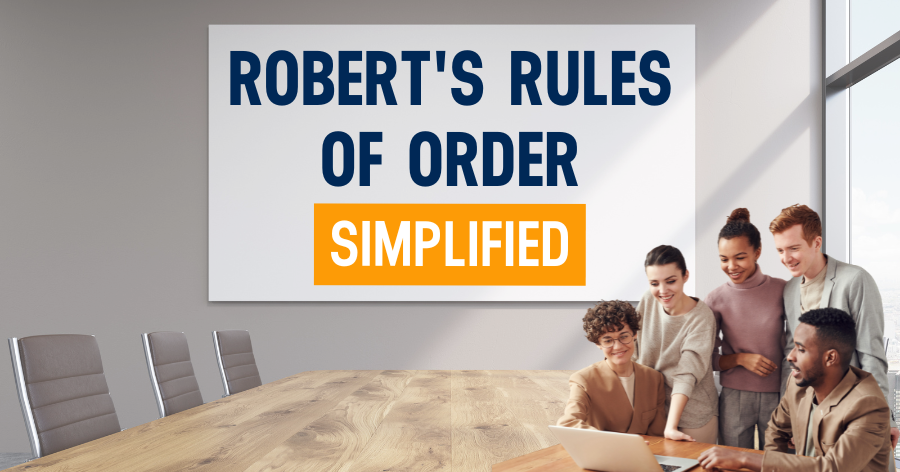 Ultimate Robert’s Rules of Order Cheat-Sheet for Boards